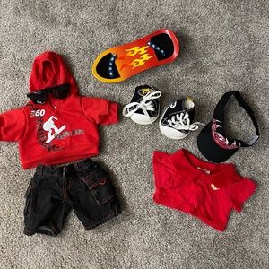 Build-A-Bear Skateboard Set